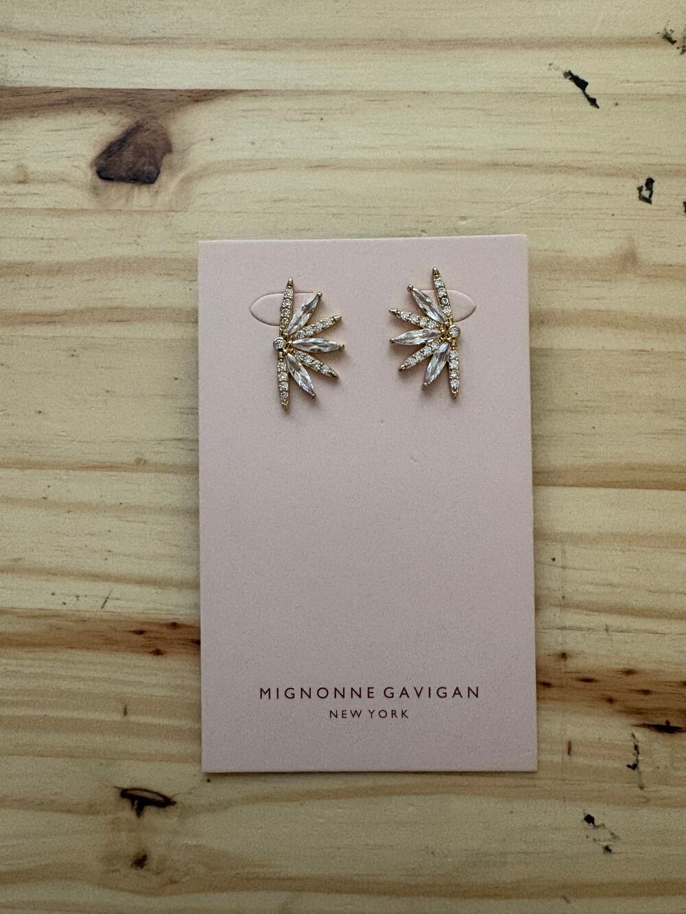 Mignonne Gavigan New York Gold Vesey Studs Earrings